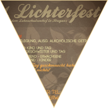 Kinderwald-Zauberwelt Lichterfest 2013 Flyer, Berlin 2013